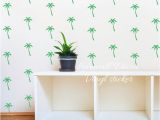 Green Monster Mural Palm Tree Wall Sticker Baby Nursery Kids Room Summer Beach Plant