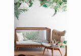 Green Monster Wall Mural Tropical Green Leaf Removable Wallpaper Leaves Jungle