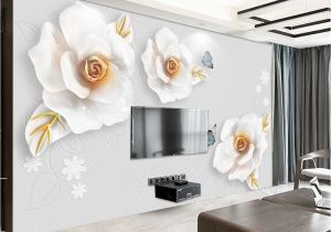 Grey Petals Wall Mural Fototapete Wand Weiß Und Tapete Nr Dec 5151 Uwalls