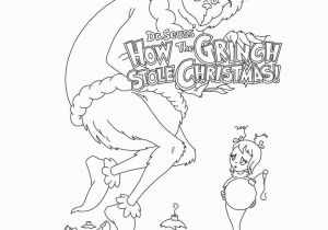 Grinch In Santa Suit Coloring Page the Grinch who Stole Christmas Coloring Sheets Coloring Pages