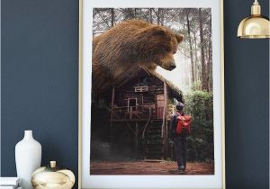 Grizzly Bear Wall Murals Big Bear forest Bear Print Bear Print Animal