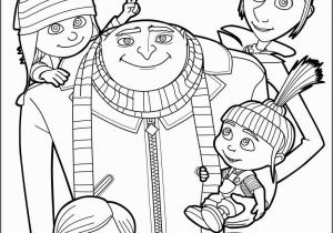 Gru Coloring Page Despicable Me Gru and All the Family Coloring Page More Despicable