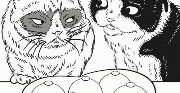 Grumpy Cat Coloring Pages Wel E to Dover Publications Grumpy Cat Coloring Book Grumpy