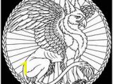 Gryphon Coloring Pages 40 Best Gryphon Images