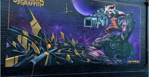 Guardians Of the Galaxy Wall Mural Guardians Of Graffiti Dytch66 Guardian Of the Galaxy