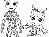 Guardians the Galaxy Groot Coloring Pages Baby Groot Guardians Of the Galaxy Coloring Page