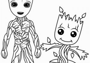 Guardians the Galaxy Groot Coloring Pages Baby Groot Guardians Of the Galaxy Coloring Page