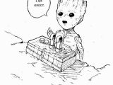 Guardians the Galaxy Groot Coloring Pages Baby Groot Guardians Of the Galaxy