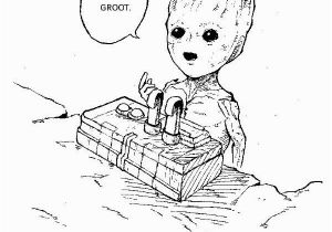 Guardians the Galaxy Groot Coloring Pages Baby Groot Guardians Of the Galaxy