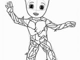 Guardians the Galaxy Groot Coloring Pages How to Draw Baby Groot
