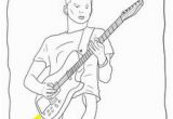 Guitar Player Coloring Page 9 Best Guitar Coloring Pages Images On Pinterest