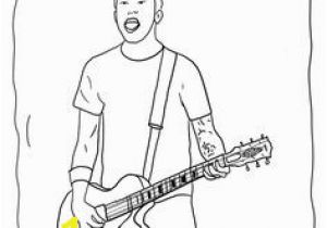 Guitar Player Coloring Page 9 Best Guitar Coloring Pages Images On Pinterest