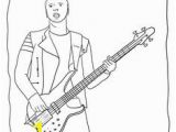 Guitar Player Coloring Page 9 Best Guitar Coloring Pages Images On Pinterest