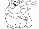 Gus Gus Cinderella Coloring Pages Cinderella Mice and Bird Coloring Page Gus Gus