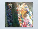 Gustav Klimt Wall Murals Death and Life Vintage Gustav Klimt Painting