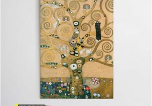 Gustav Klimt Wall Murals Leinwandbild Gustav Klimt Kunstdruck Der Lebensbaum Hoch