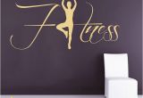 Gymnastics Wall Murals Aliexpress Buy Fitness Wall Decals Sportwoman Sport Girl Gym