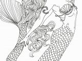 H20 Mermaid Coloring Pages Detailed Coloring Pages Inspirational Detailed Mermaid Coloring