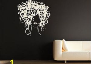 Hair Salon Wall Murals Flower Girl Hair Wall Sticker Decal Mural Daisies Wall Art Beauty