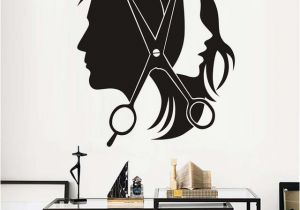 Hair Salon Wall Murals Hair Salon Wall Sticker Vinyl Decal Beautiful Y Girl Man Barber