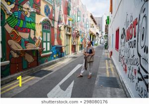 Haji Lane Wall Murals Imágenes Fotos De Stock Y Vectores sobre Calle Grafiti