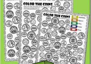 Half Dollar Coloring Page Free Color the Coin Worksheets School Pinterest