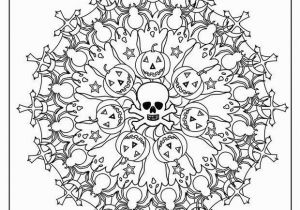 Halloween Adult Coloring Page Halloween Mandala Adult Coloring Page by