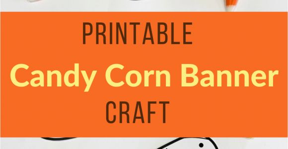 Halloween Candy Corn Coloring Page Grab This Cute Printable Candy Corn Banner Craft for Kids A