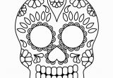 Halloween Color Pages Pdf Day Of the Dead Sugar Skulls 5 Designs to and
