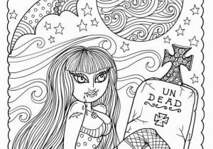Halloween Cupcake Coloring Pages 5 Pages Vampire Vixens to Color Instant Download Print and