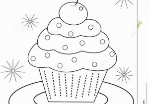 Halloween Cupcake Coloring Pages Cupcake Coloring Page Stock Illustration Illustration Of