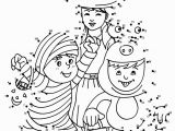 Halloween Dot to Dot Coloring Pages Halloween Costumes Dot to Dot Game Coloring Pages