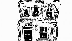 Halloween Haunted House Coloring Pages Halloween Haunted House Free Coloring Pages for Kids