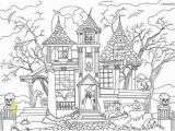 Halloween Haunted House Coloring Pages Horror Scenes – Haunted House