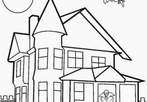 Halloween Haunted House Coloring Pages Printable Haunted House Coloring Pages