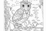 Halloween Owl Coloring Page Pin by Sue Ann On Adult Coloring Books