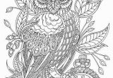 Halloween Owl Coloring Page Steampunk Owl Printable Adult Coloring Page From Favoreads
