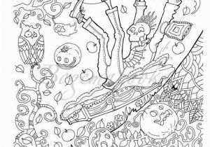 Halloween themed Coloring Pages Halloween Adult Coloring Book Pdf Coloring Pages Digital