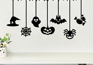 Halloween Wall Mural Ideas Halloween Pumpkin Ghost Bat Spider Wall Decals Window