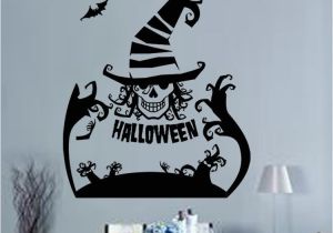 Halloween Wall Murals Decals Black Ghost Hands Bat Wall Stickers Halloween Store Window Glass