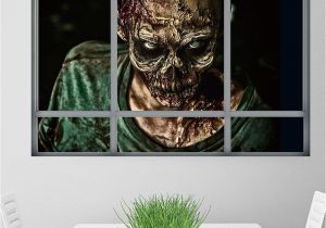 Halloween Wall Murals Decals Halloween Window Zombie 3d Wall Art Sticker Halloween