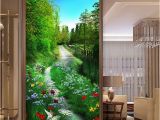 Hallway Wall Murals Custom Mural Wallpaper 3d forest Path Nature Scenery Painting Fresco