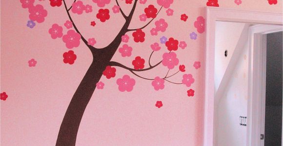 Hand Painted Bedroom Wall Murals Hand Painted Stylized Tree Mural In Children S Room by Renee