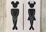 Hand Painted Disney Wall Murals Disney Bathroom Sign Funny Bathroom Sign Disney Bathroom