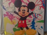 Hand Painted Disney Wall Murals Mickey Mouse Painted Canvas