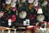 Hand Painted Floral Wall Murals 3d Wall Murals Wallpaper Retro Hand Painted Floral Wall