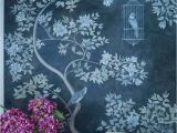 Hand Painted Flower Wall Mural This Floral Wall Panel Mural Was Hand Painted In Various