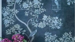 Hand Painted Flower Wall Mural This Floral Wall Panel Mural Was Hand Painted In Various