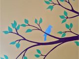 Hand Painted Nursery Wall Murals Bird Nursery Mural Hand Drawn and Painted by Wallflower