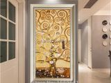 Hand Painted Tree Wall Murals Us $89 0 Gustav Klimt Oil Painting On Canvas Hand Painted Tree Of Life Modern Abstract Oil Paintings for Living Room Wall Decorative Art In Painting